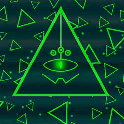 Neon Cube Escape - Story Pixel Avoid-em-up